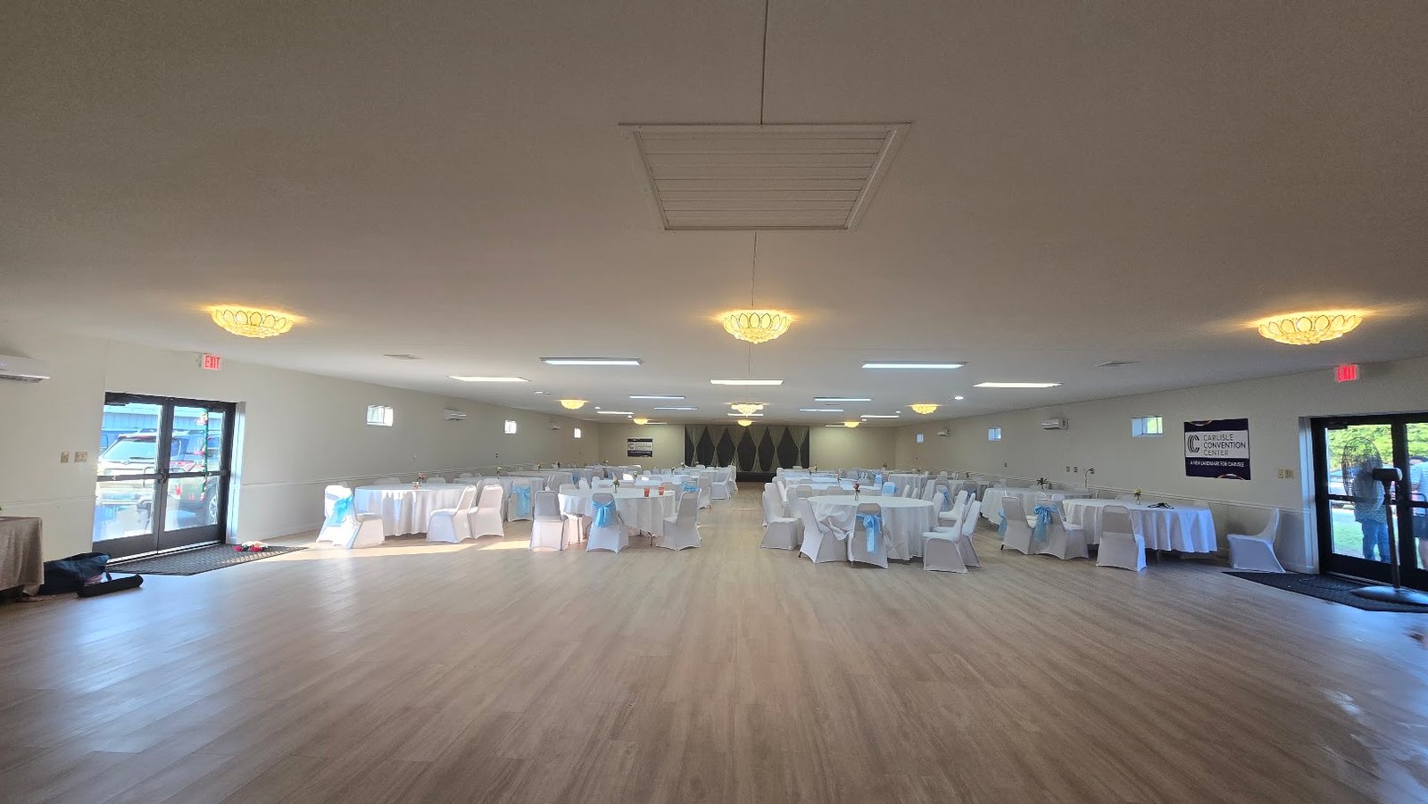 Stage and event area